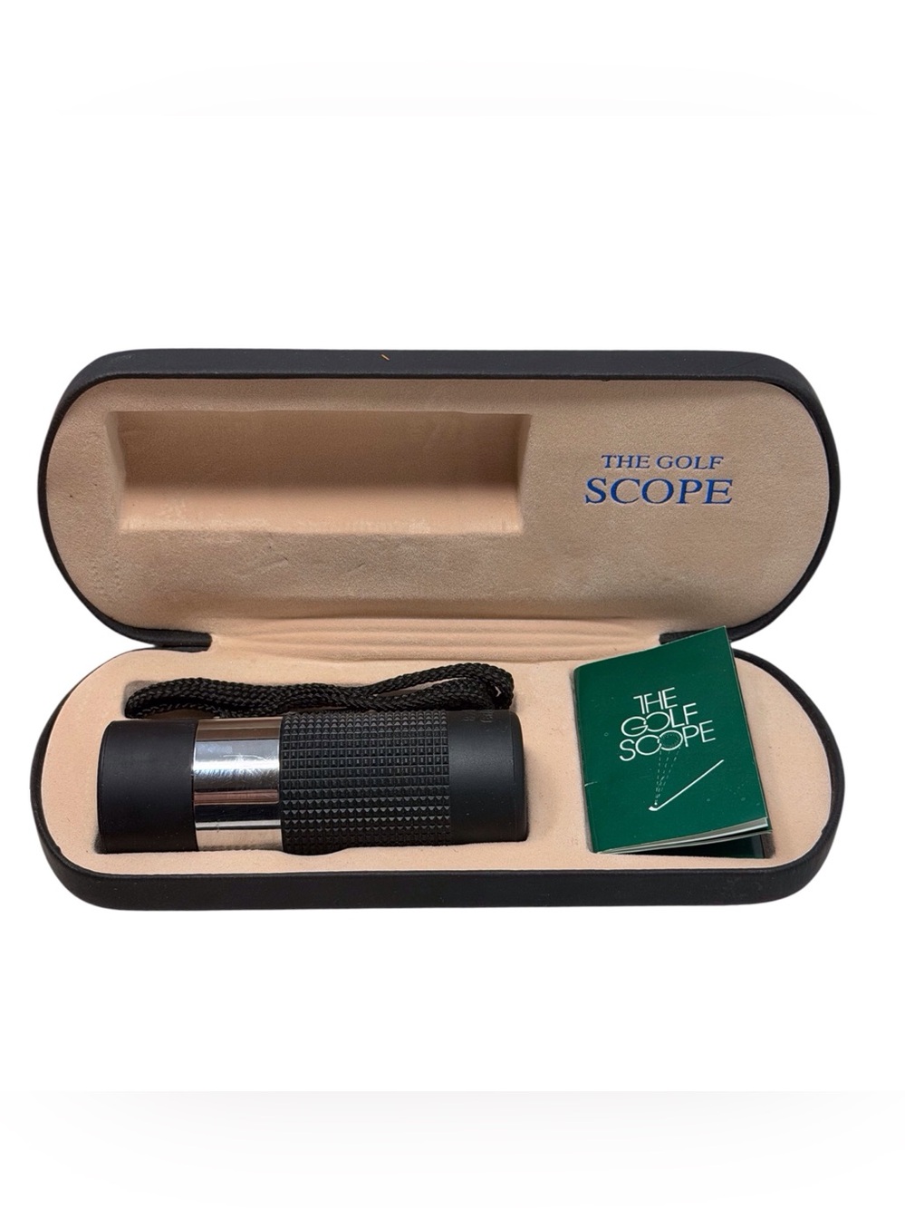 The Golf Scope Rangefinder 8x21mm W/ Directions And Hard Shell Case